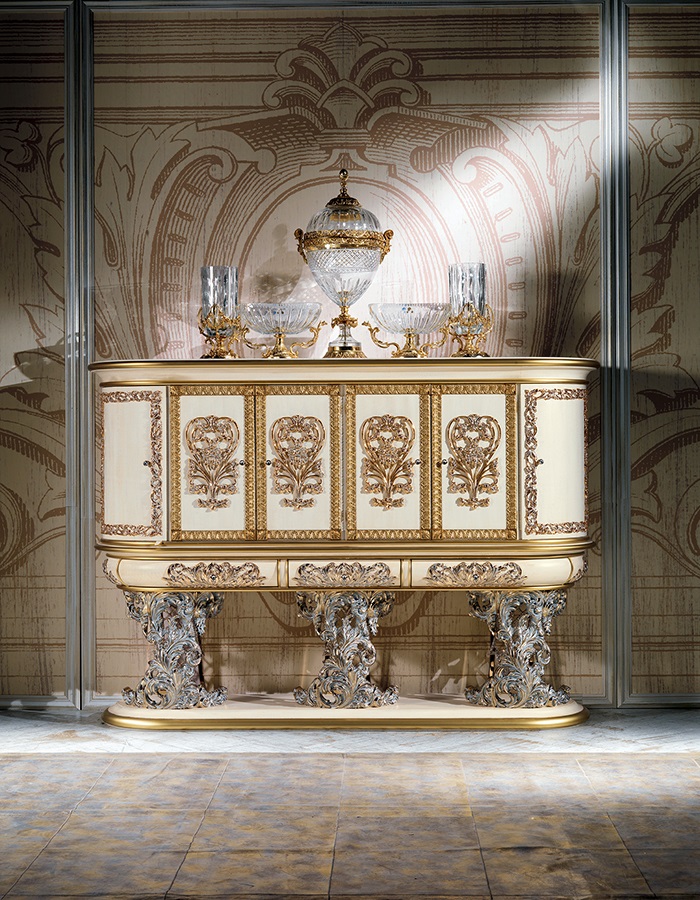 Golden Luxury Furniture Royal Dining Table Classic Italian Design - Bangalore - Image 4