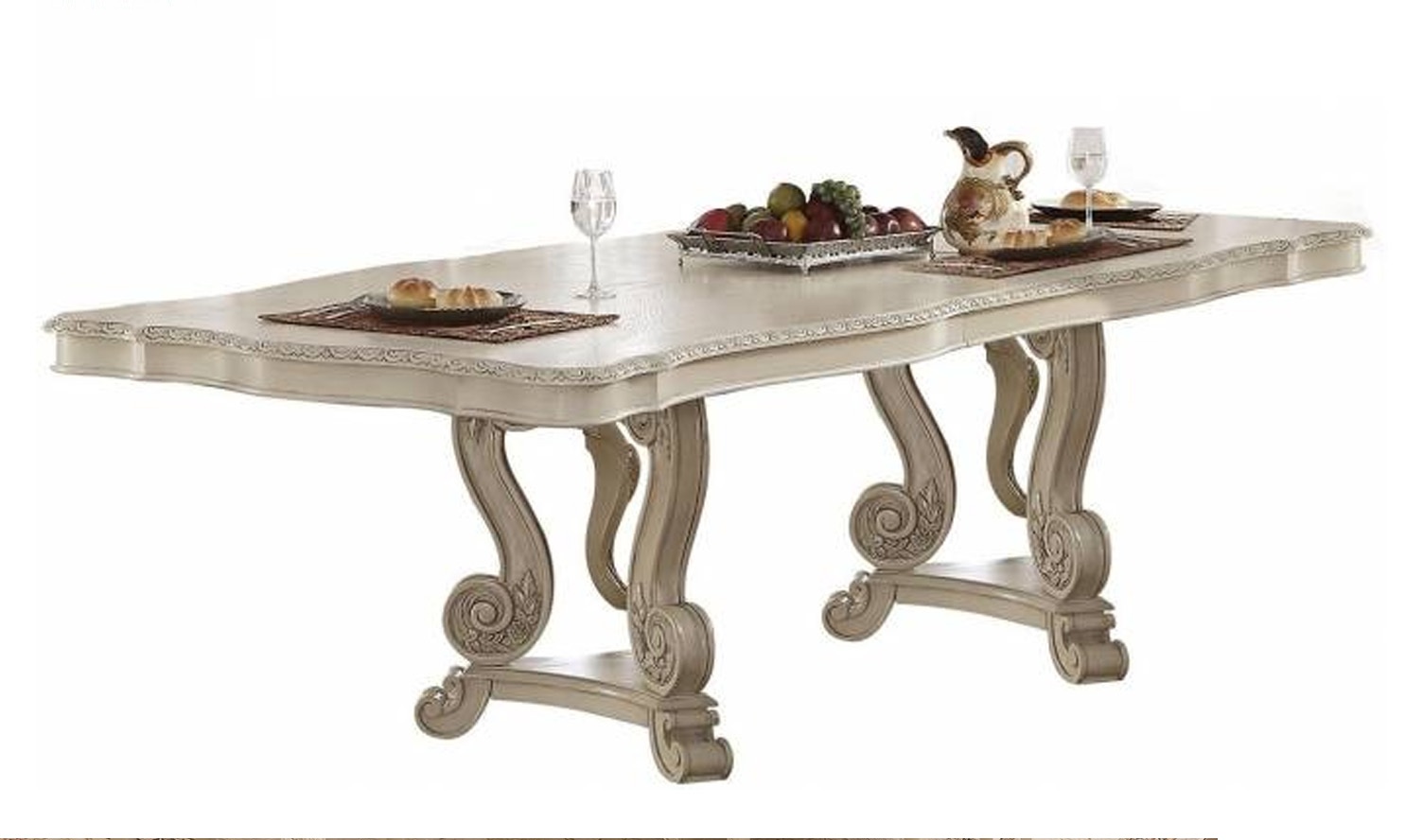 Golden Luxury Furniture Napoleon French Style Dining Table set - Image 3
