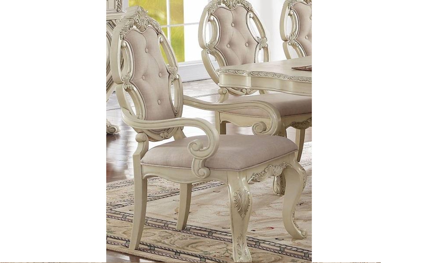 Golden Luxury Furniture Napoleon French Style Dining Table set - Image 4