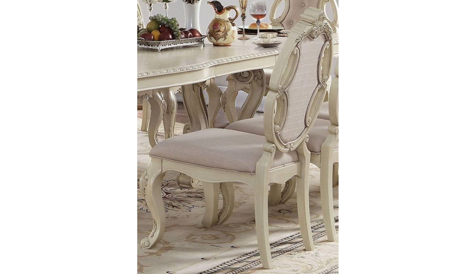 Golden Luxury Furniture Napoleon French Style Dining Table set - Image 5